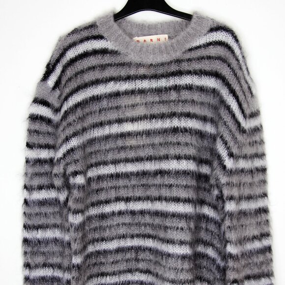 BNWT AW24 MARNI FUZZY WUZZY MOHAIR BRUSHED SWEATER 48 & 50 & 52 - Picture 2 of 16